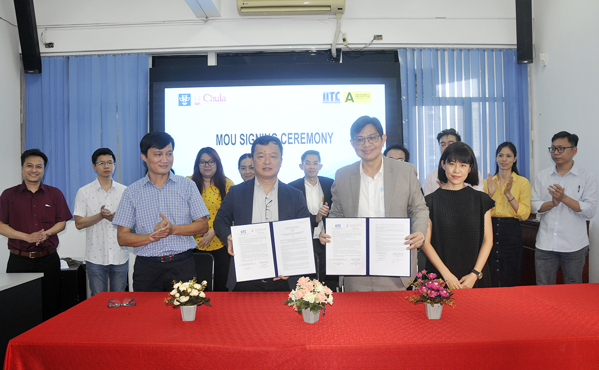 Lễ ký kết biên bản ghi nhớ hợp tác giữa Trường Đại học Kiến trúc Hà Nội và Đại học Chulalongkorn Thái Lan