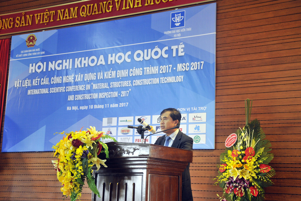 Hội nghị Khoa học “Vật liệu, Kết cấu và Công nghệ Xây dựng 2017” chào mừng kỷ niệm 45 năm truyền thống đào tạo Khoa Xây dựng
