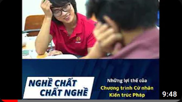 Nghề Chất - Chất nghề: Chương trình Cử nhân kiến trúc Pháp