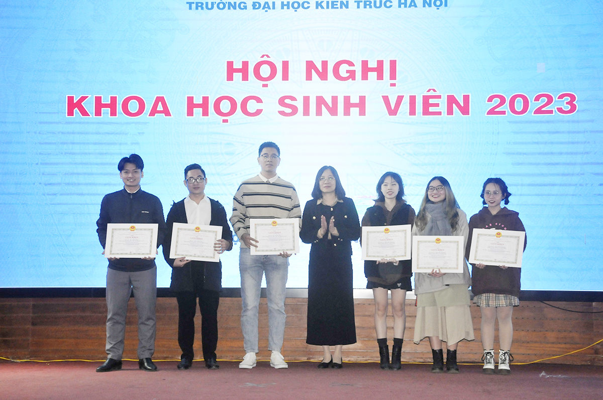 Hội nghị Khoa học sinh viên Trường Đại học Kiến trúc Hà Nội năm 2023