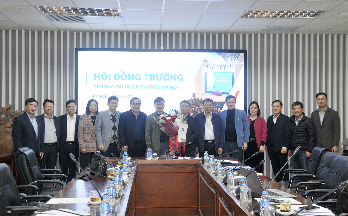 Kỳ họp quý IV/2024 của Hội đồng trường  Trường Đại học Kiến trúc Hà Nội, nhiệm kỳ 2022-2027