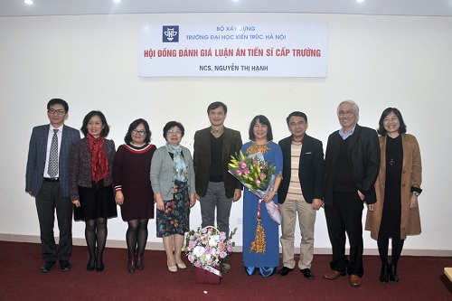 Nghiên cứu sinh Nguyễn Thị Hạnh bảo vệ thành công Luận án Tiến sĩ chuyên ngành Quản lý đô thị và Công trình